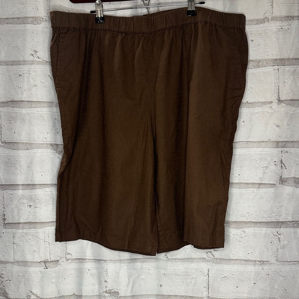 D&co Brown Women's Flat Front Shorts